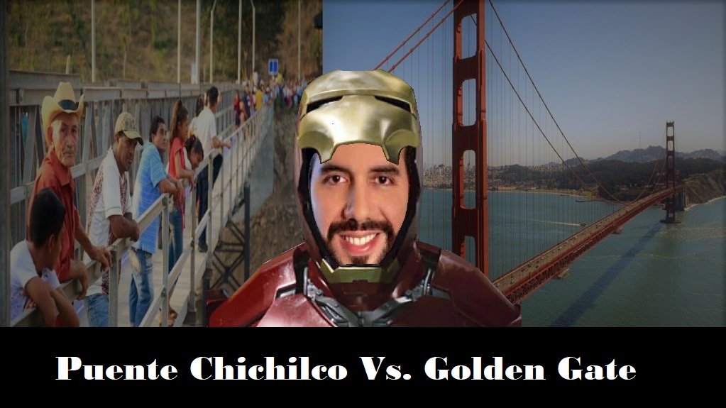 El puente Chichilco contra el Golden Gate